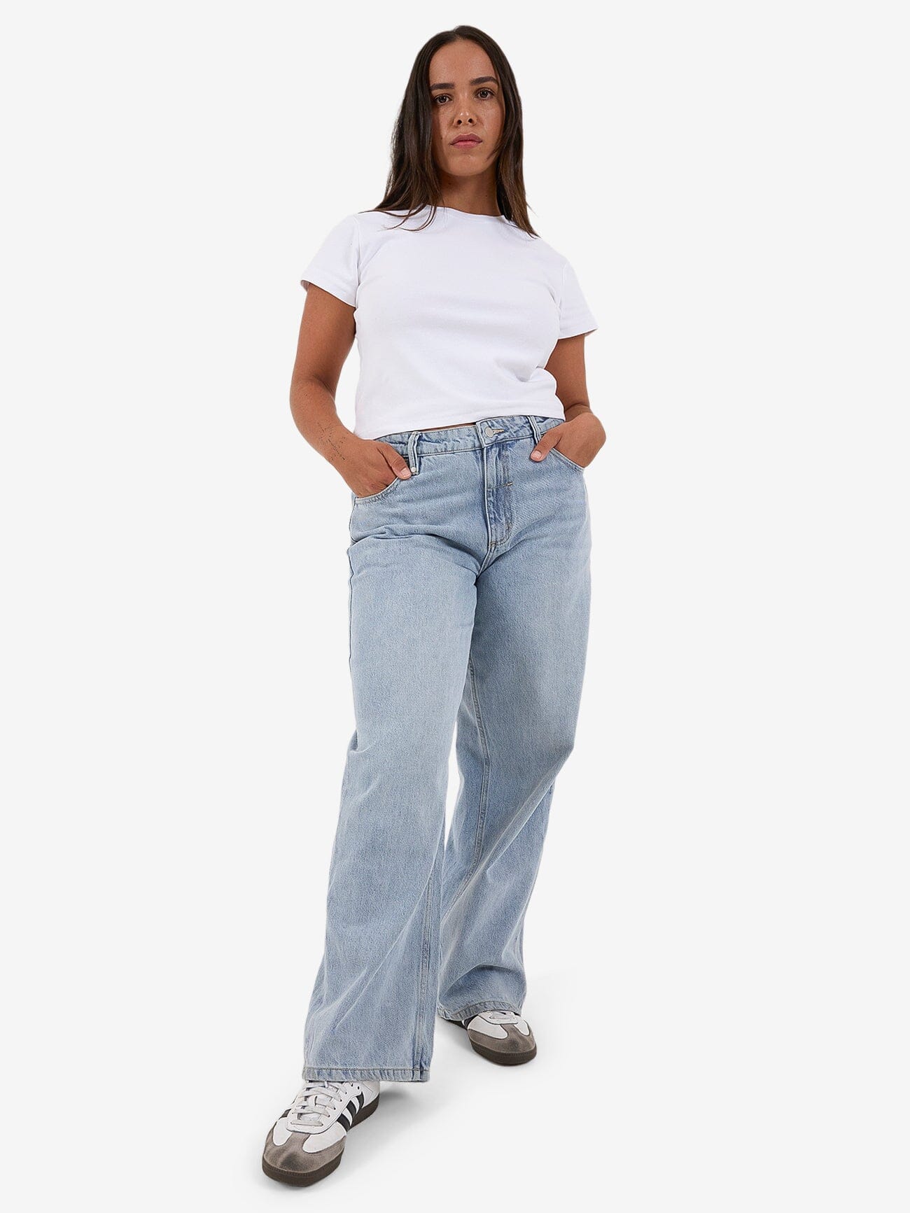 Billie Low Rise Baggy Jean - Endless Blue