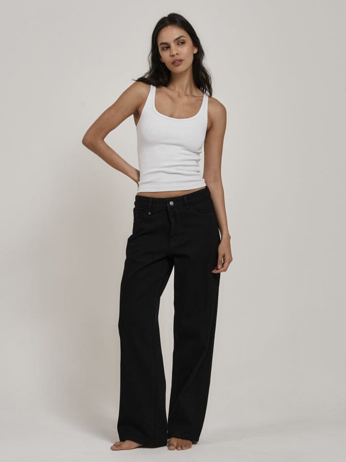 Billie Low Rise Baggy Jean - Black Rinse