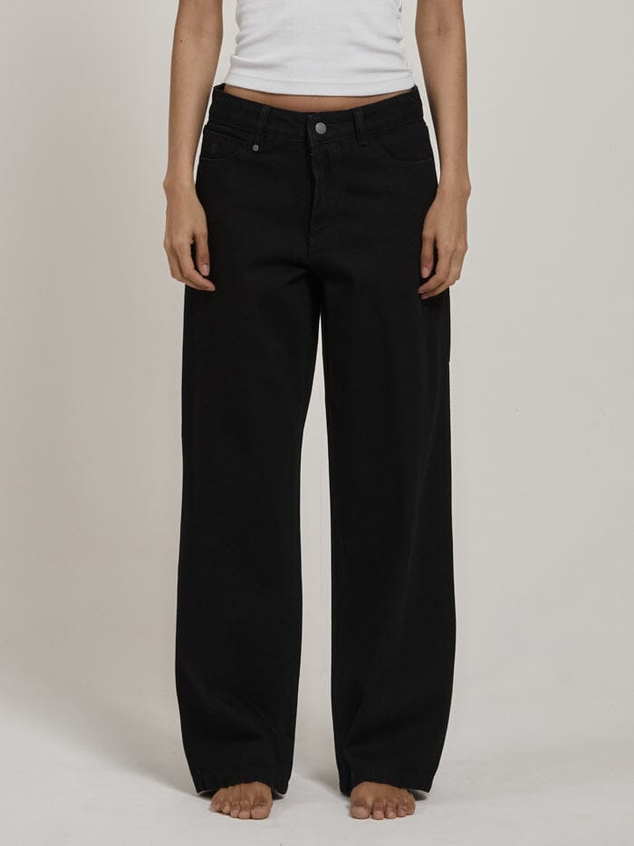 Billie Low Rise Baggy Jean - Black Rinse