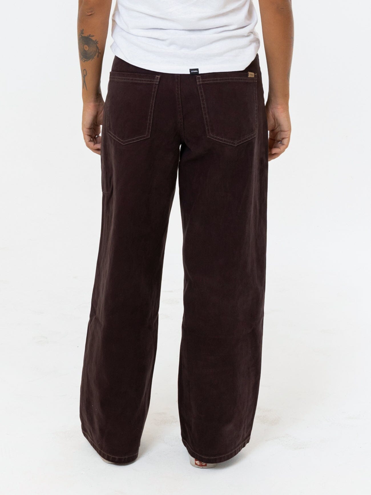 Billie Low Rise Baggy Jean - Chocolate Plum
