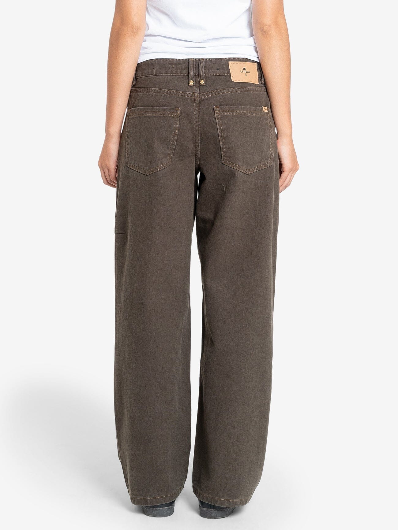 Billie Low Baggie Jean - Smokey Taupe 4