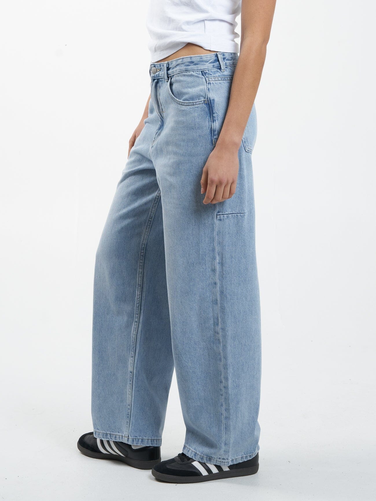 Tony Low Rise Big Baggy Jean - Endless Blue