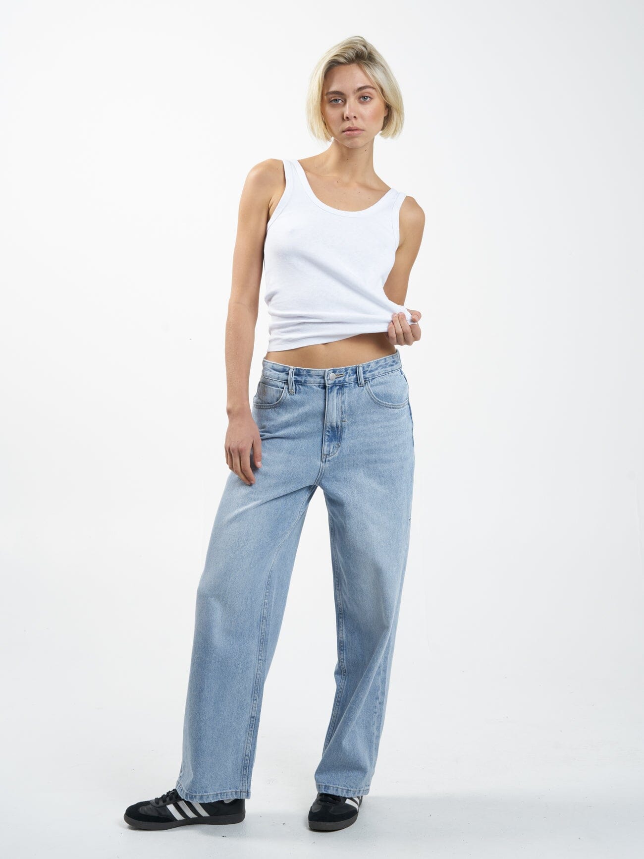 Tony Low Rise Big Baggy Jean - Endless Blue