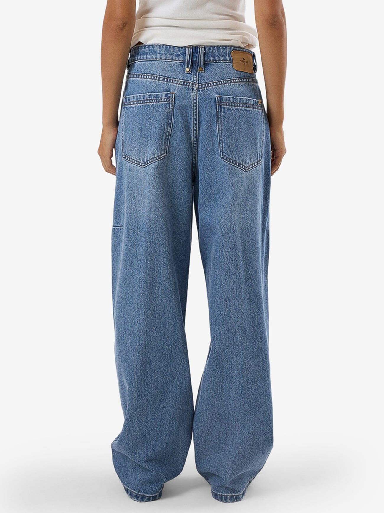Tony Low Rise Big Baggy Jean - Dark Dust Blue