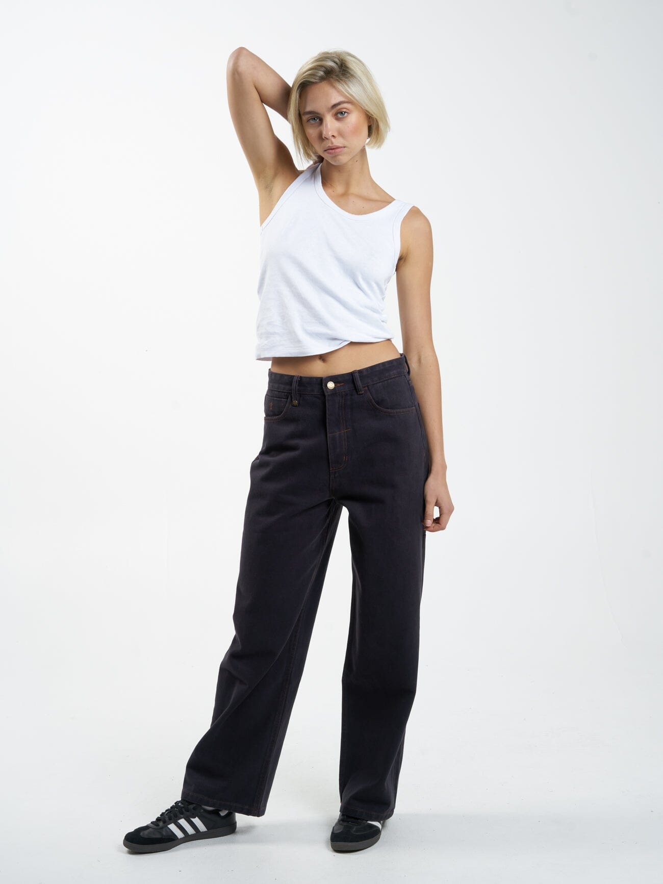 Tony Low Rise Big Baggy Jean - Midnight Blue