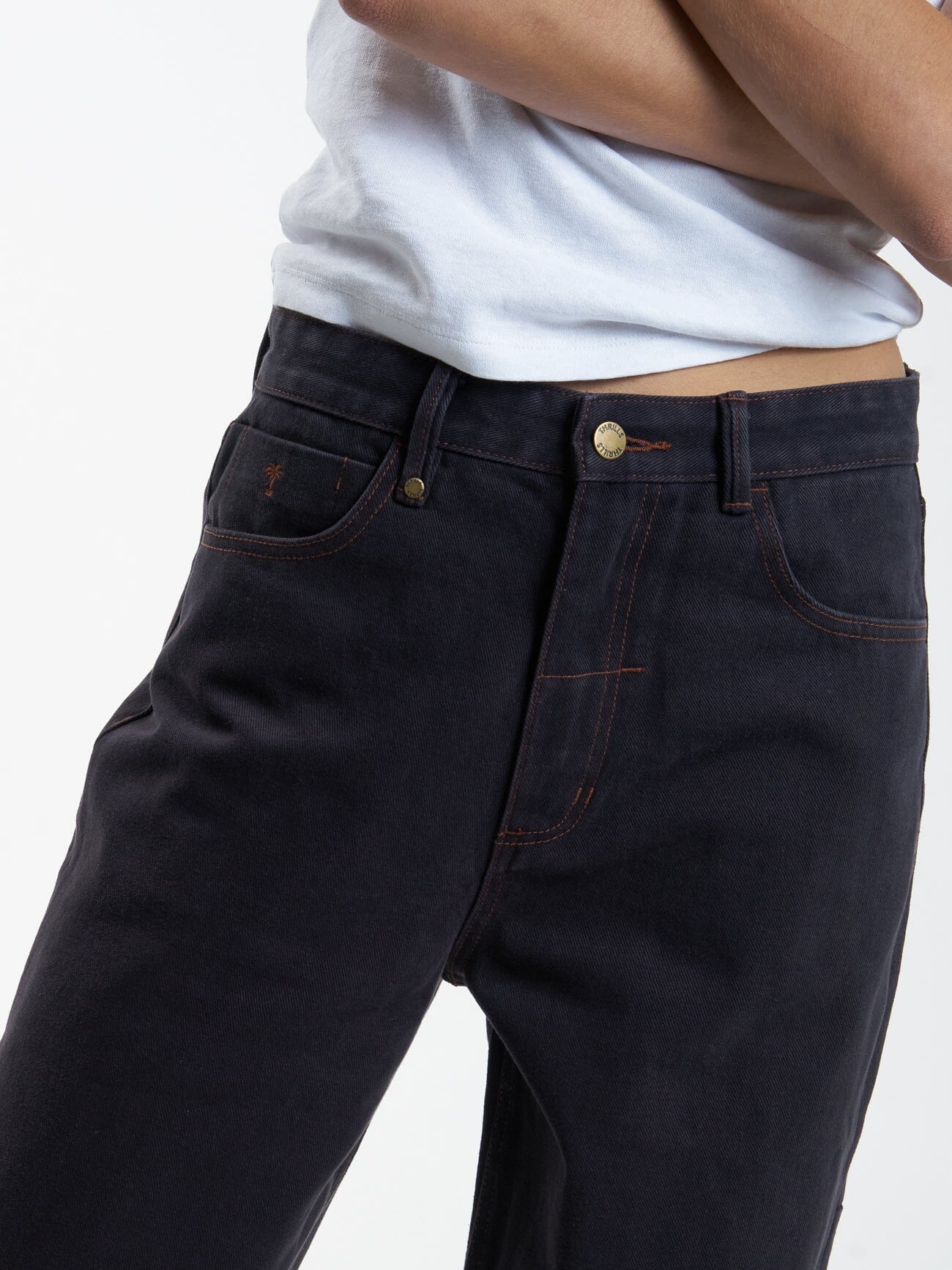 Tony Low Rise Big Baggy Jean - Midnight Blue