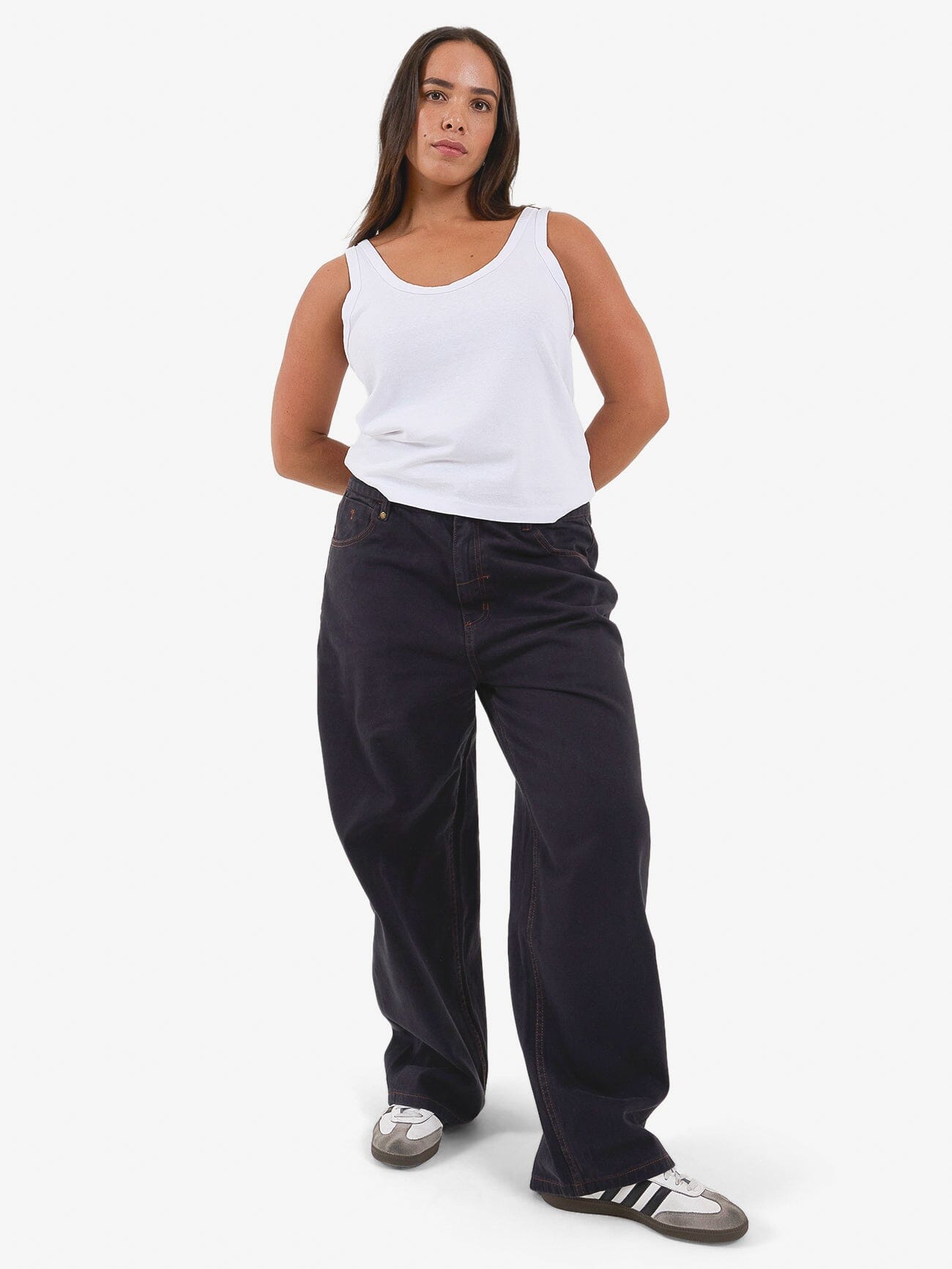 Tony Low Rise Big Baggy Jean - Midnight Blue
