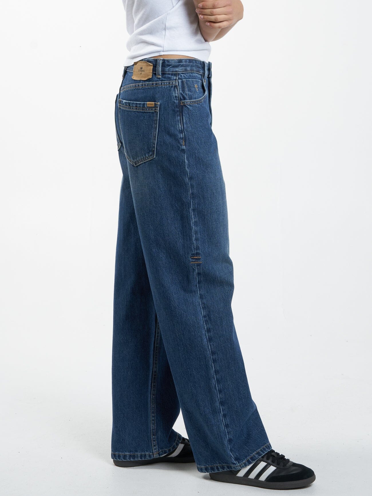 Tony Low Rise Big Baggy Jean - Roadhouse Blue