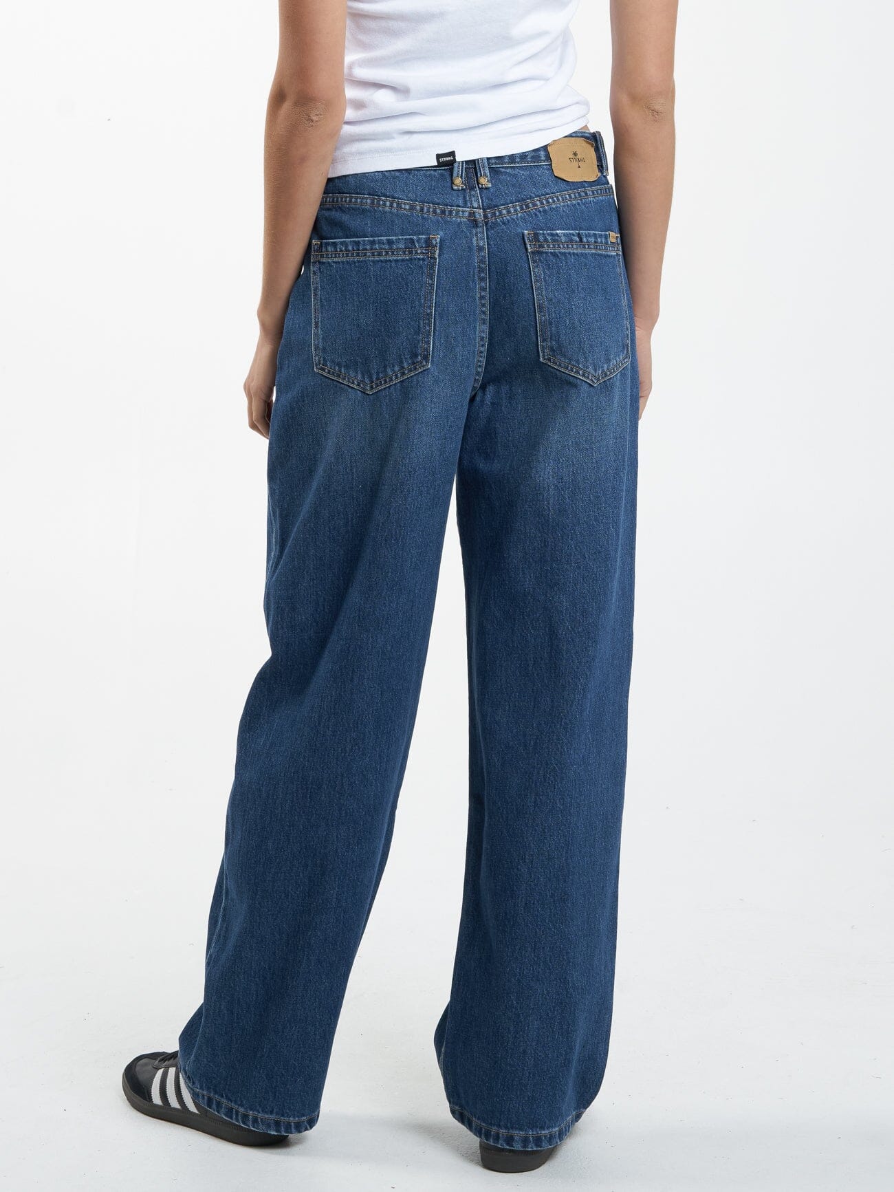 Tony Low Rise Big Baggy Jean - Roadhouse Blue