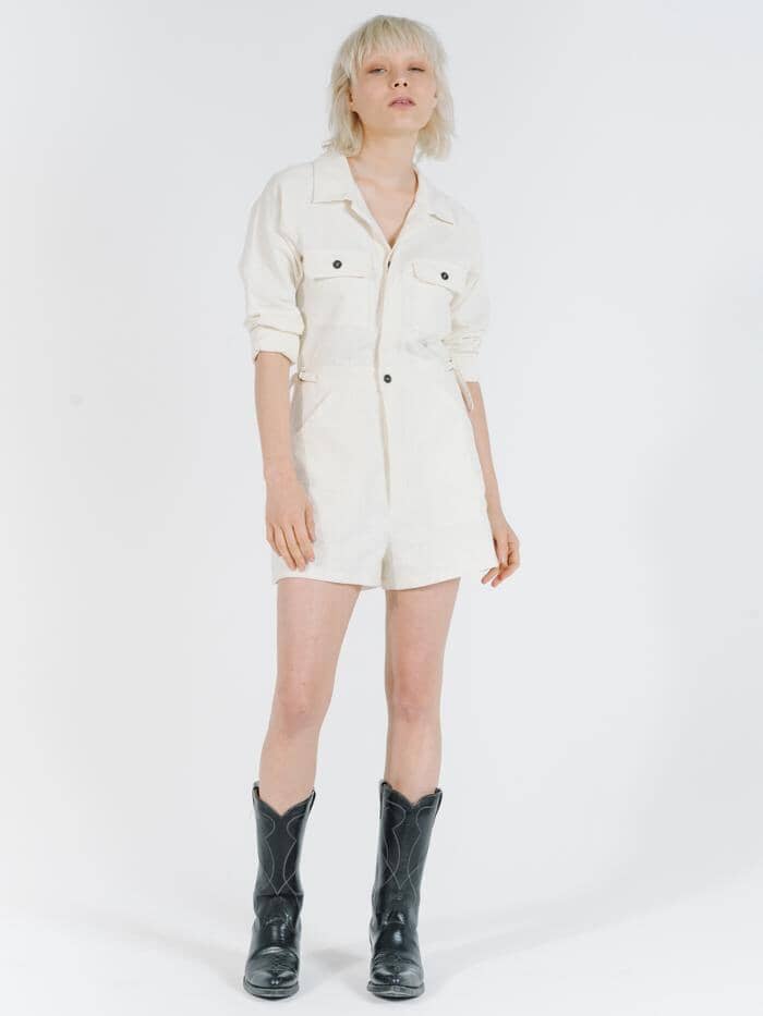 Utility Short Leg Coverall - Natural