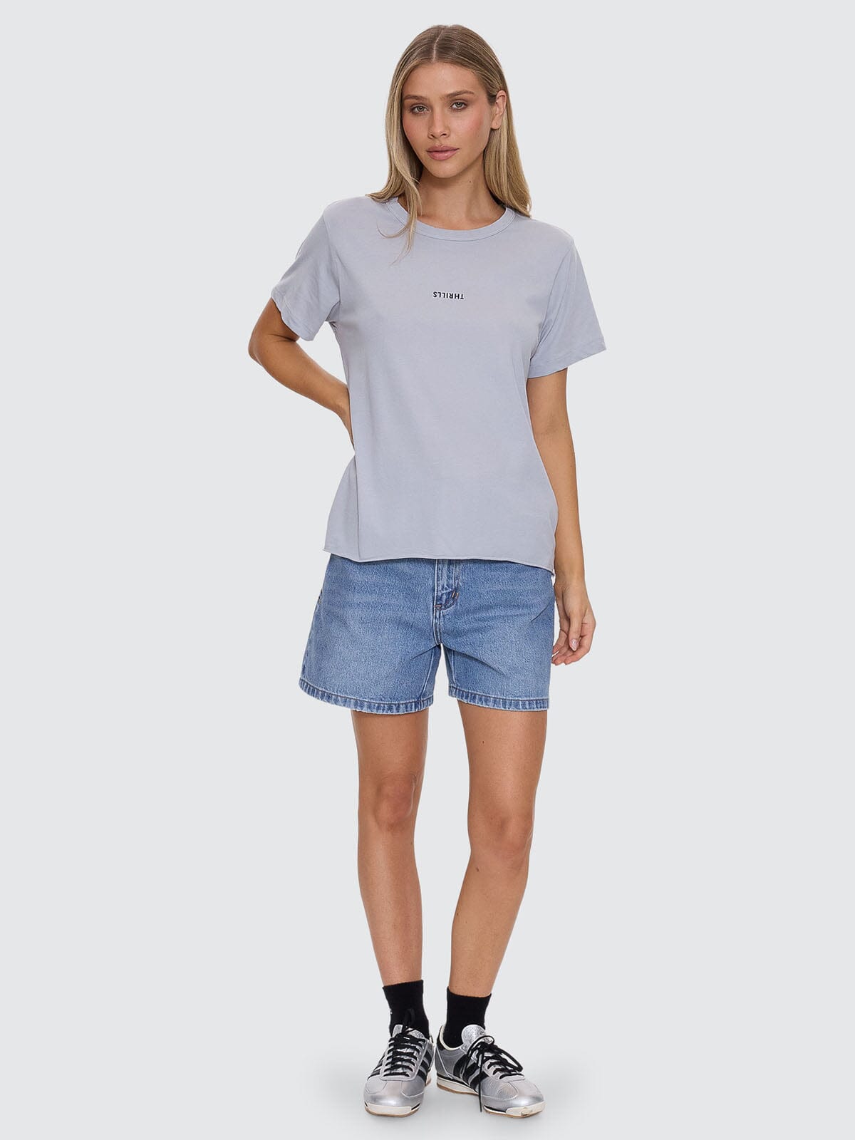Minimal Thrills Relaxed Tee - Iceberg 4