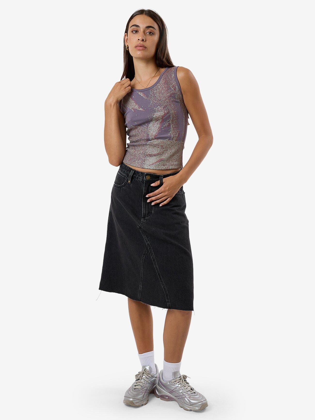In Formation Y2K Tank - Graphite 4