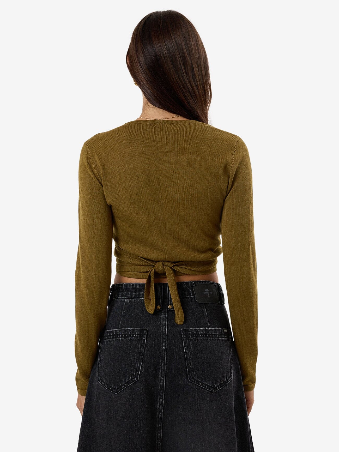 Nadia Wrap Knit - Tarmac