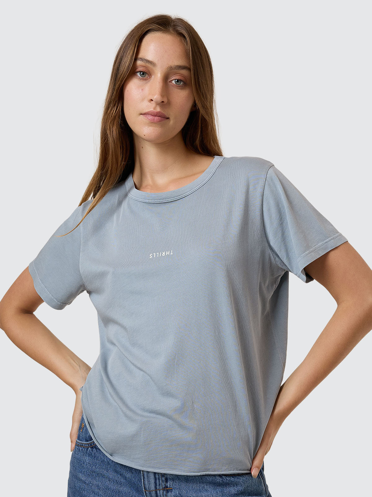 Minimal Thrills Relaxed Tee - Smog 4