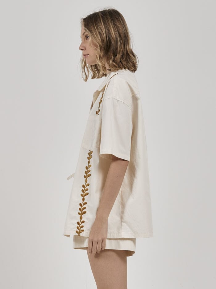 Natural Gravitation Short Sleeve Shirt - Tofu