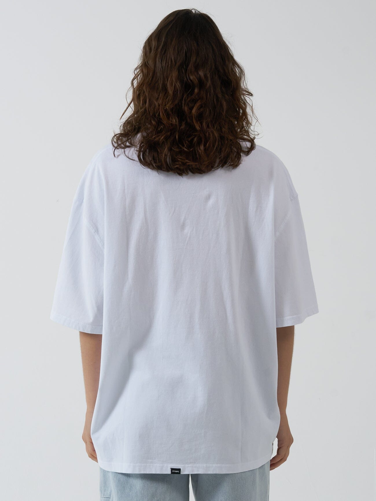 Mind Power Oversized Tee - White