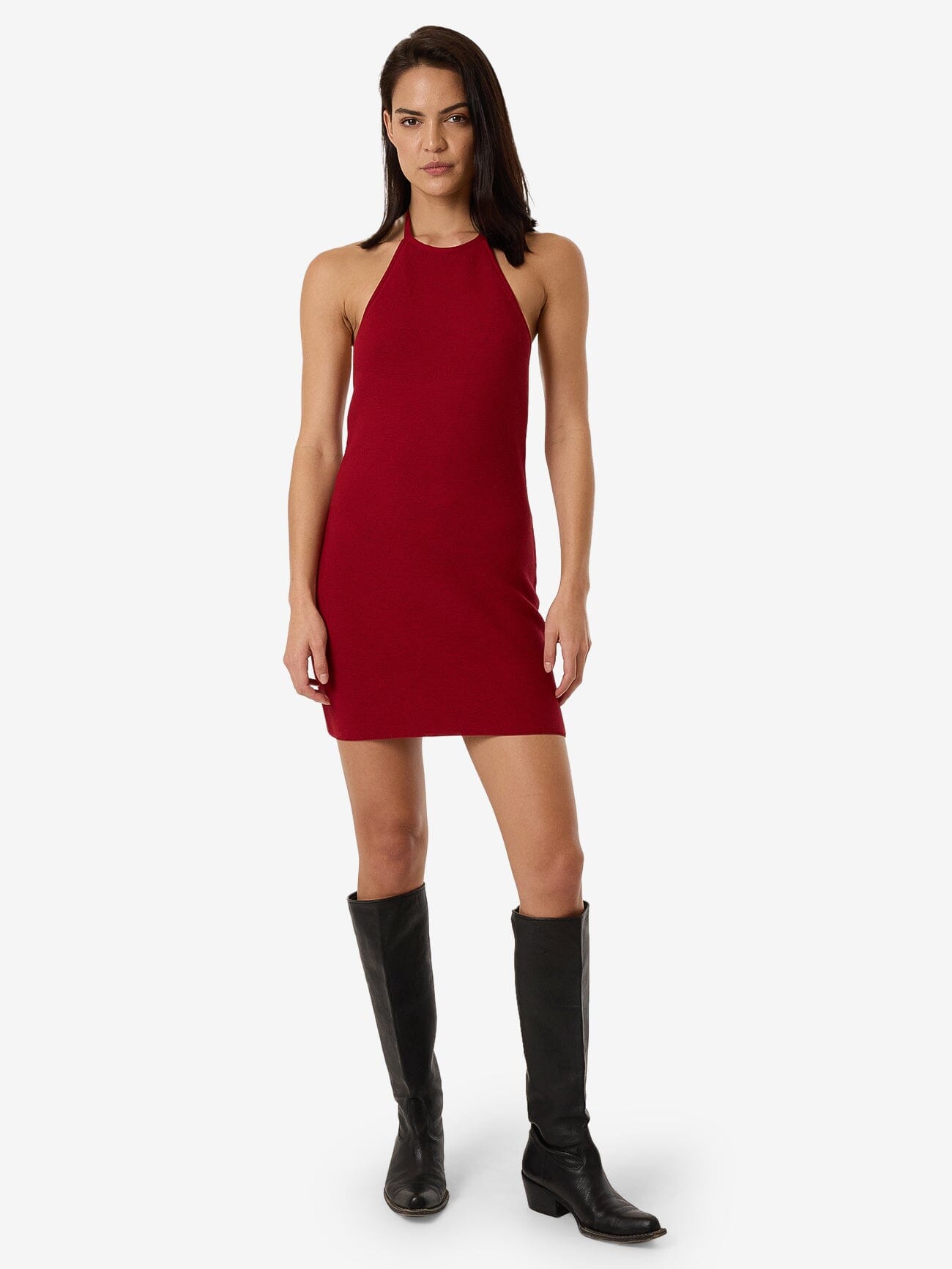 thrills red dress Zinnia Bias Dress in Red