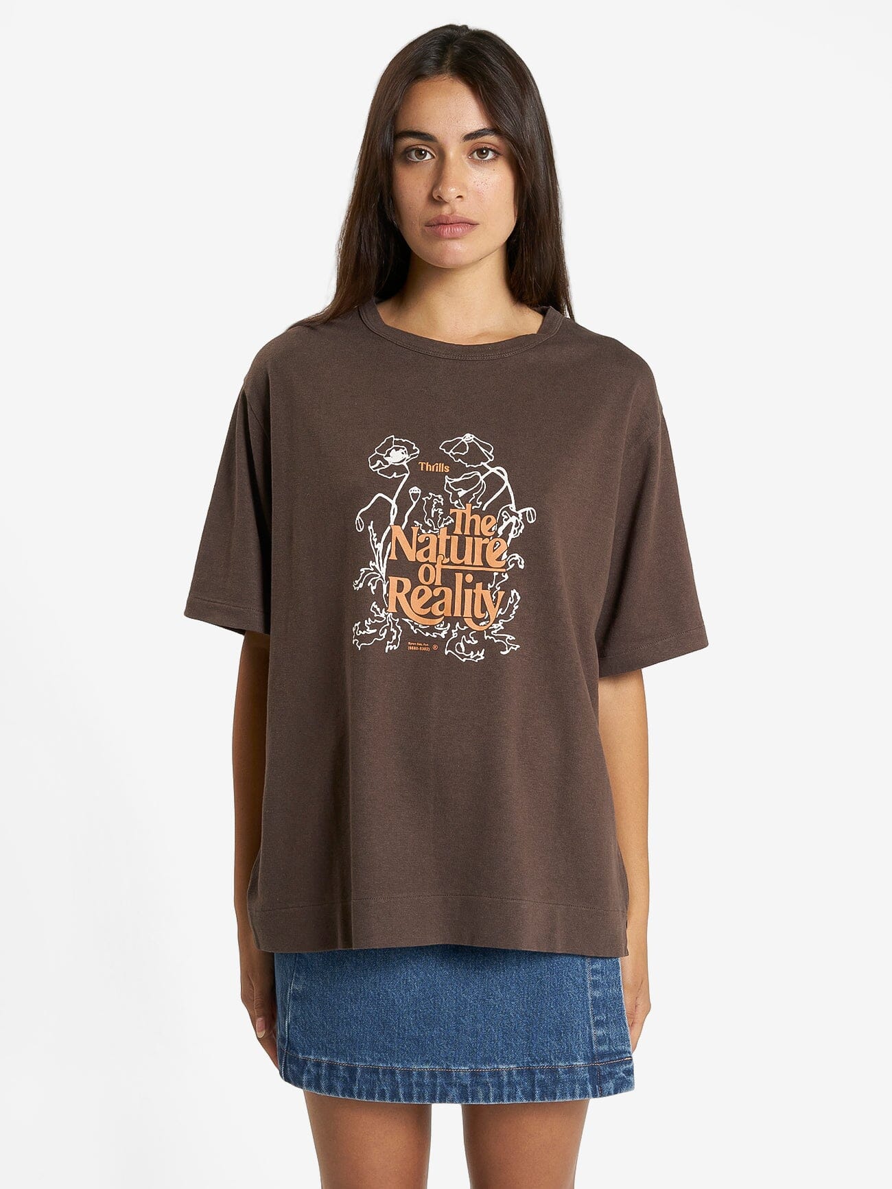 Physical Existence Hemp Box Tee - Postal Brown