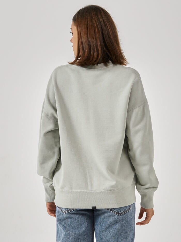 Minimal Thrills Slouch Crew - Sage Grey