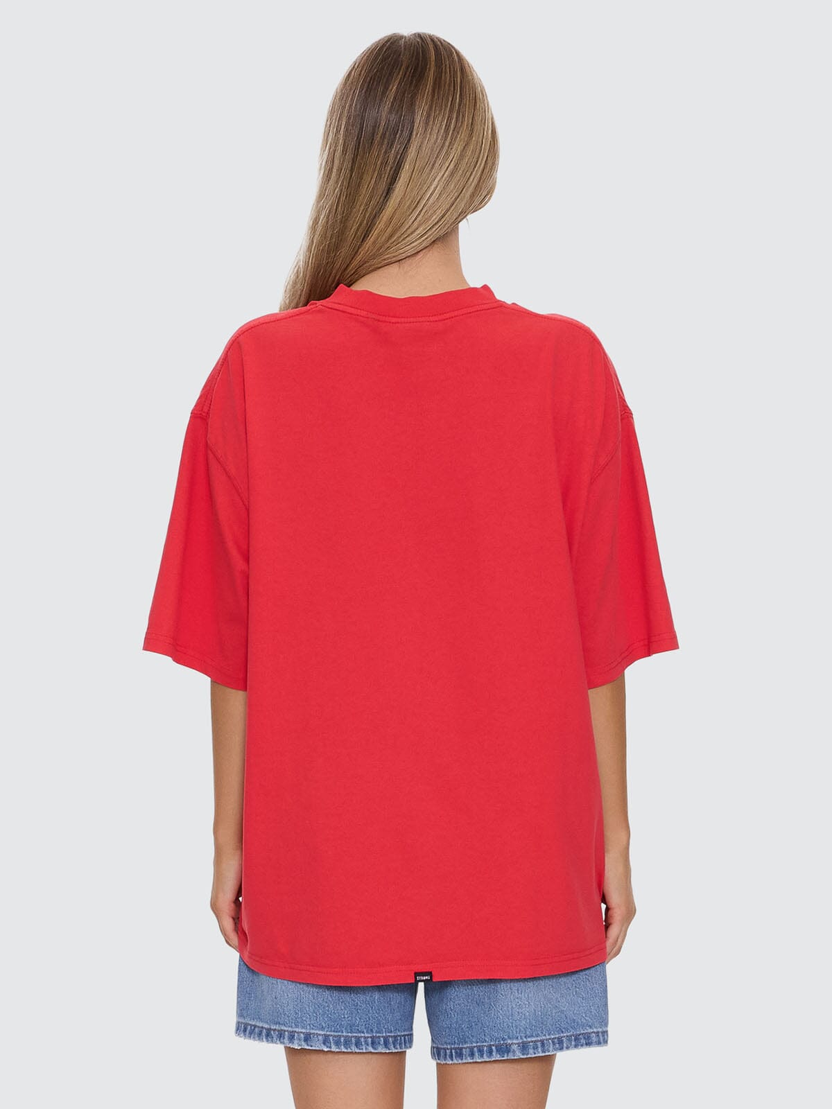 Arena Oversized Tee - Flame Red 4