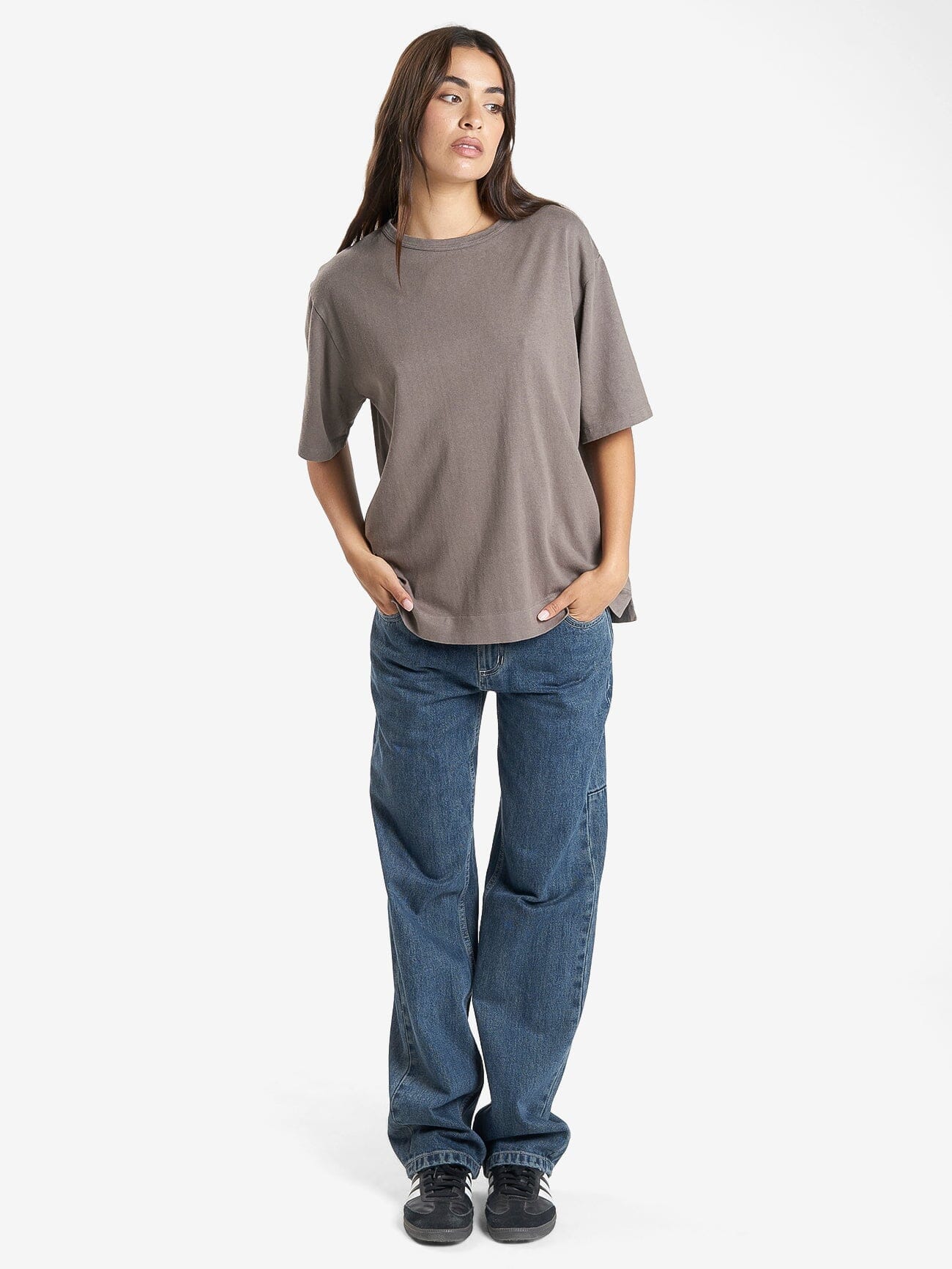 Hemp Box Tee - Light Canteen 4