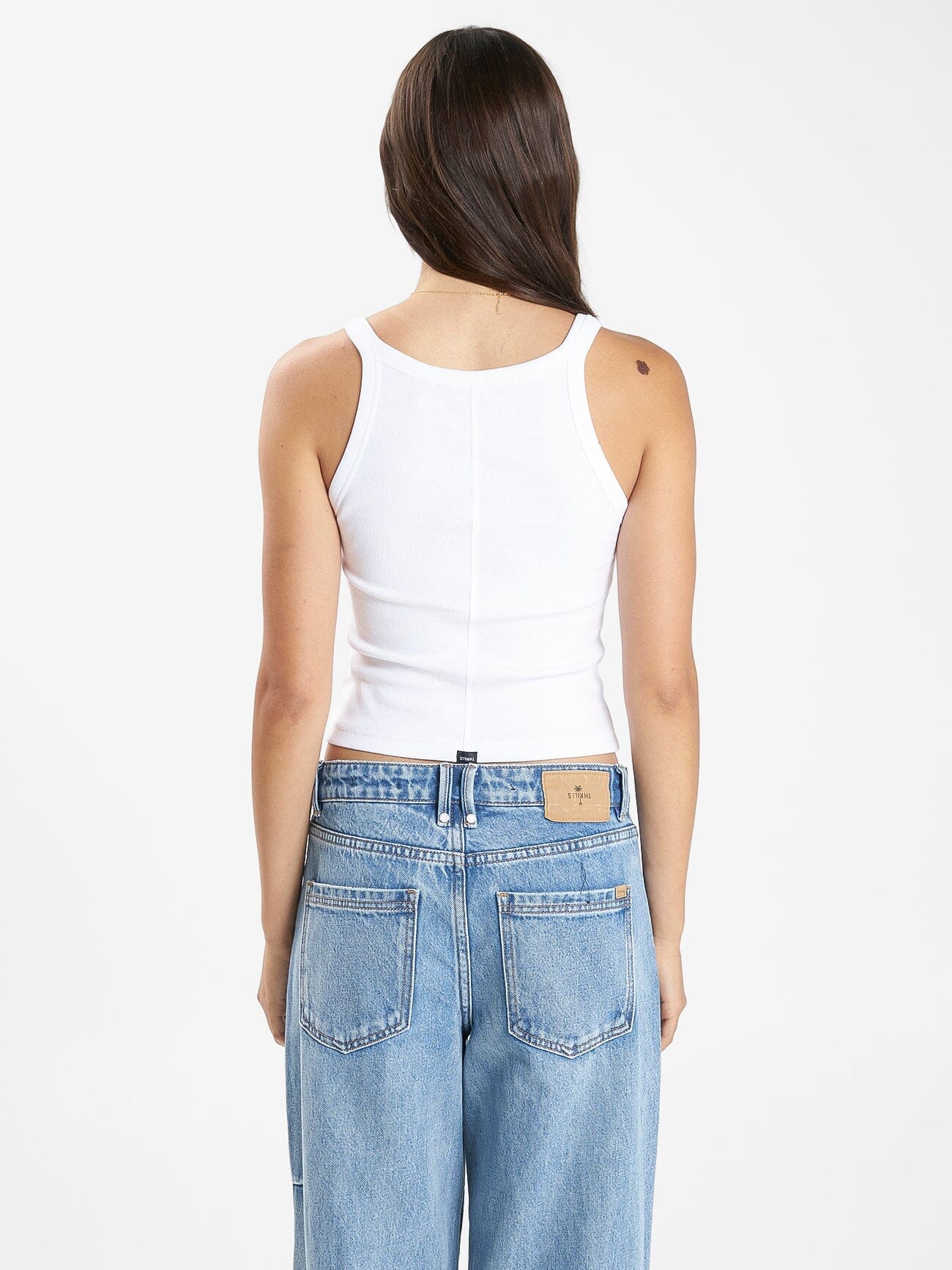 United Front Badge Base Tank - White 4