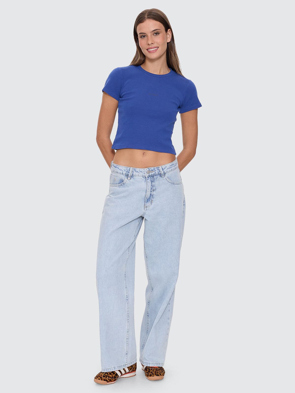 Minimal Thrills Mini Tee - New Royal 4