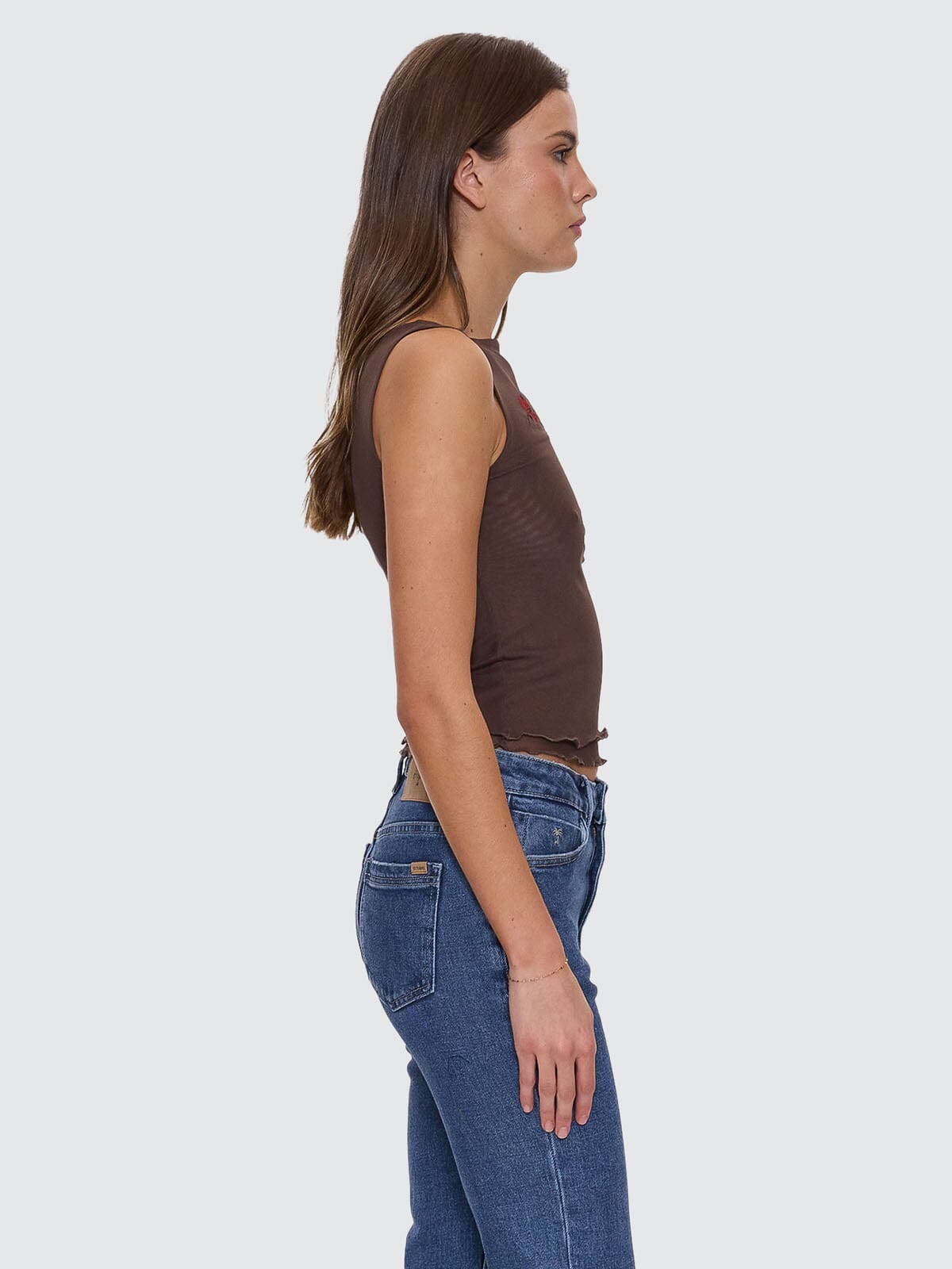 Buried In Thorns Mesh Tank - Java 4