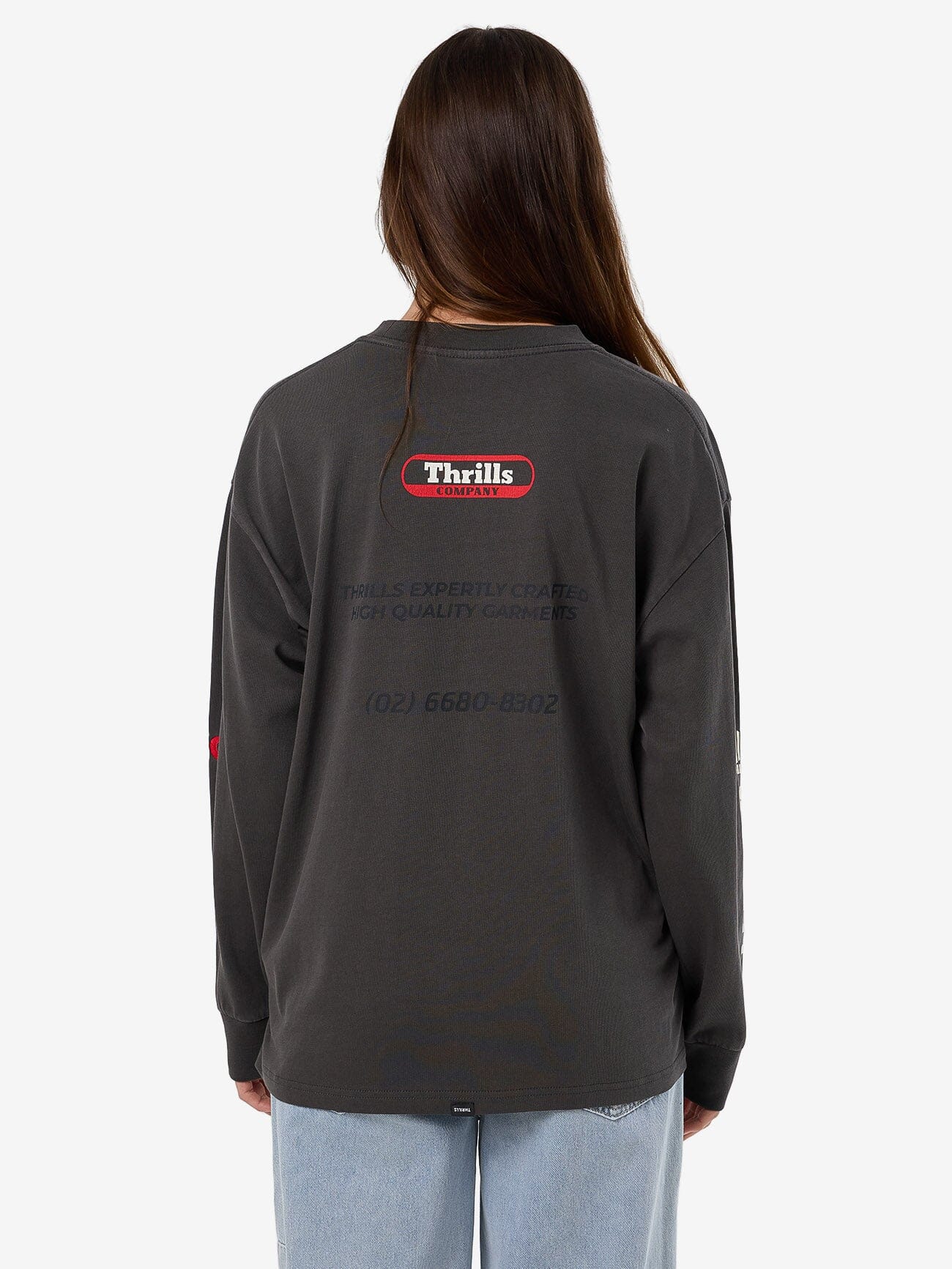 Beginning Anarchy Long Sleeve Oversized Tee - Merch Black