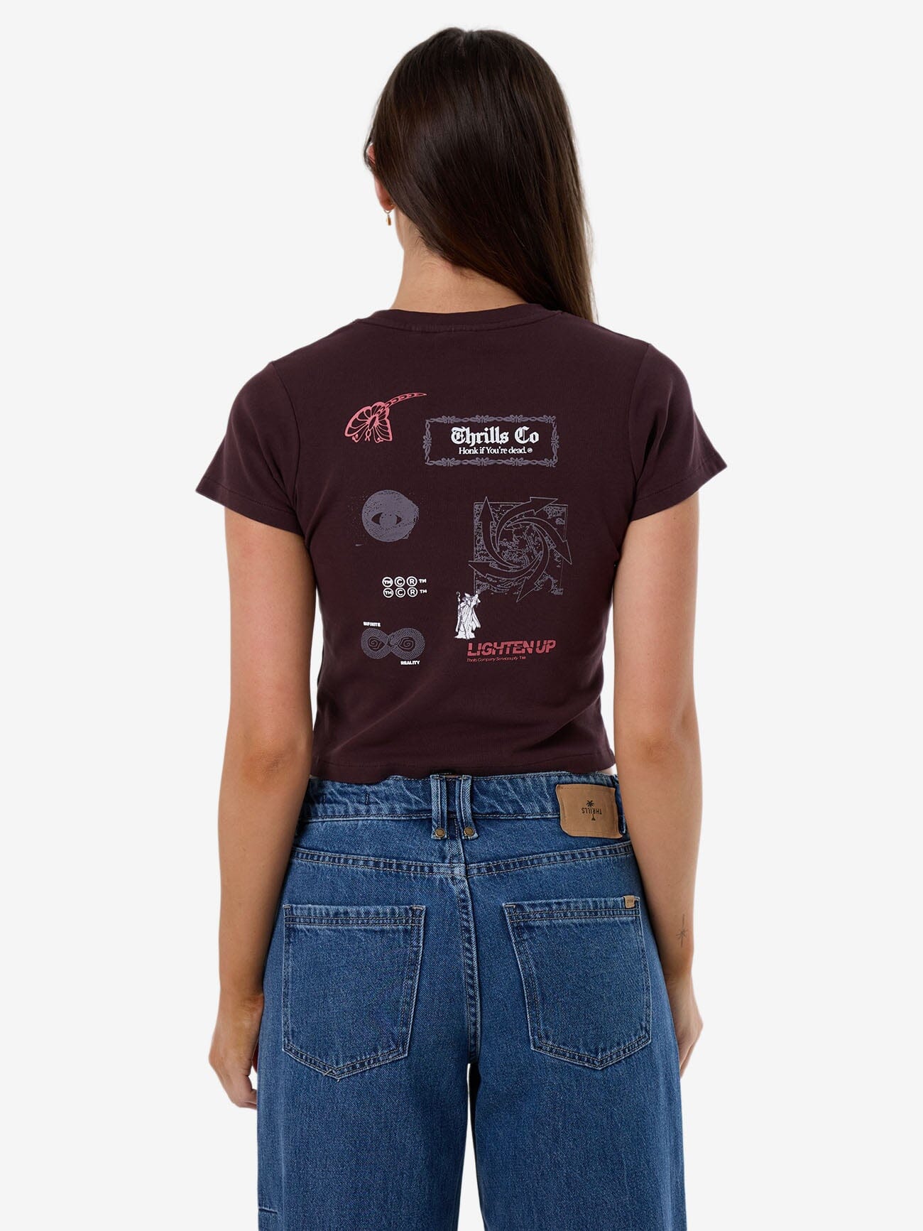 Lighten Up Mini Tee - Deep Plum 4
