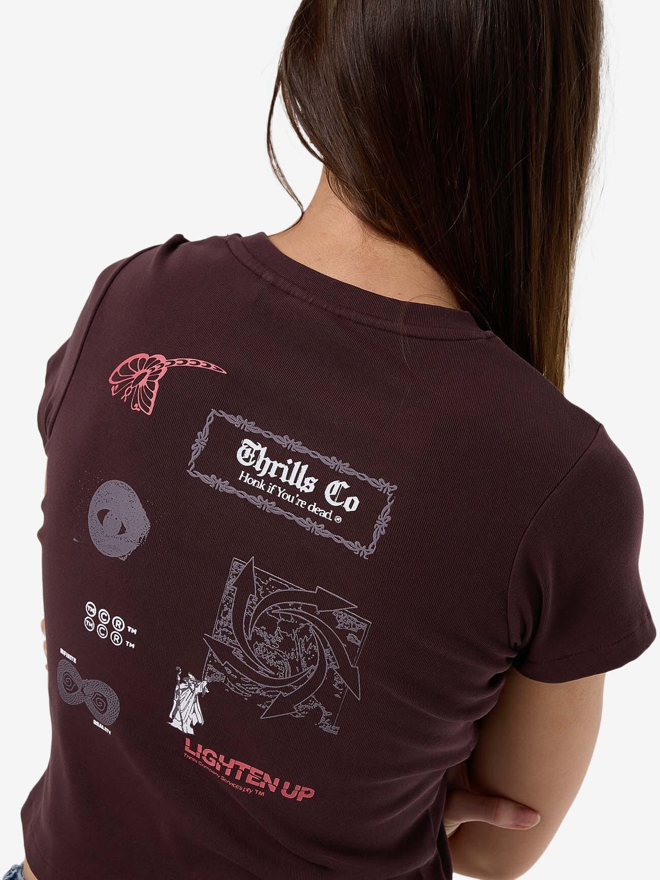 Lighten Up Mini Tee - Deep Plum 4