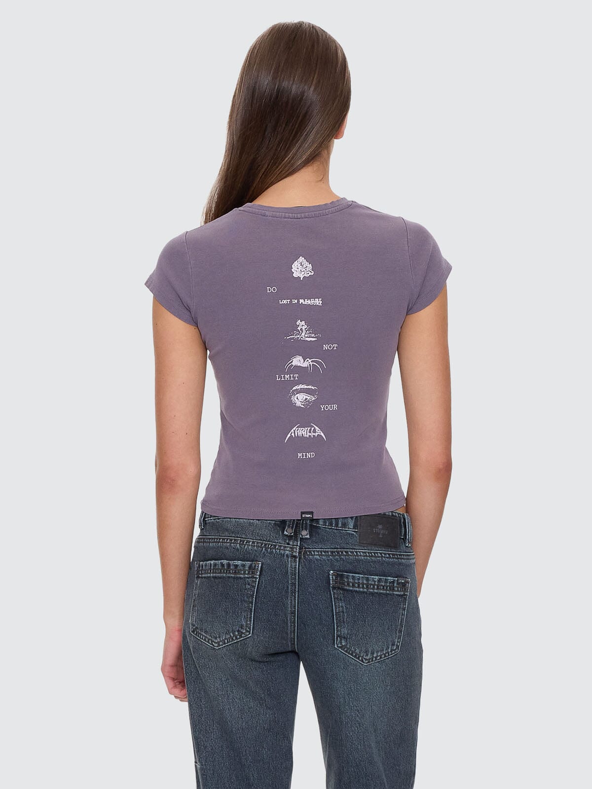 Do Not Limit Your Mind Club Tee - Purple Ash 4