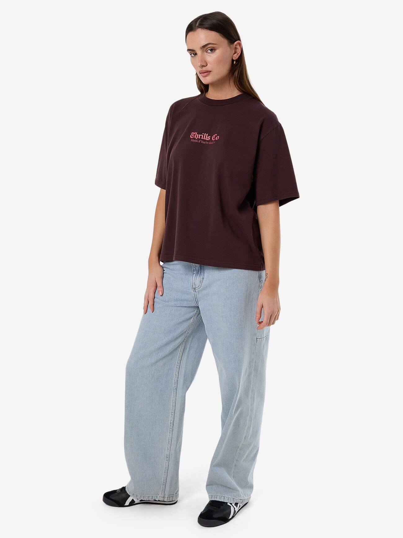 Lighten Up Square Tee - Deep Plum 4