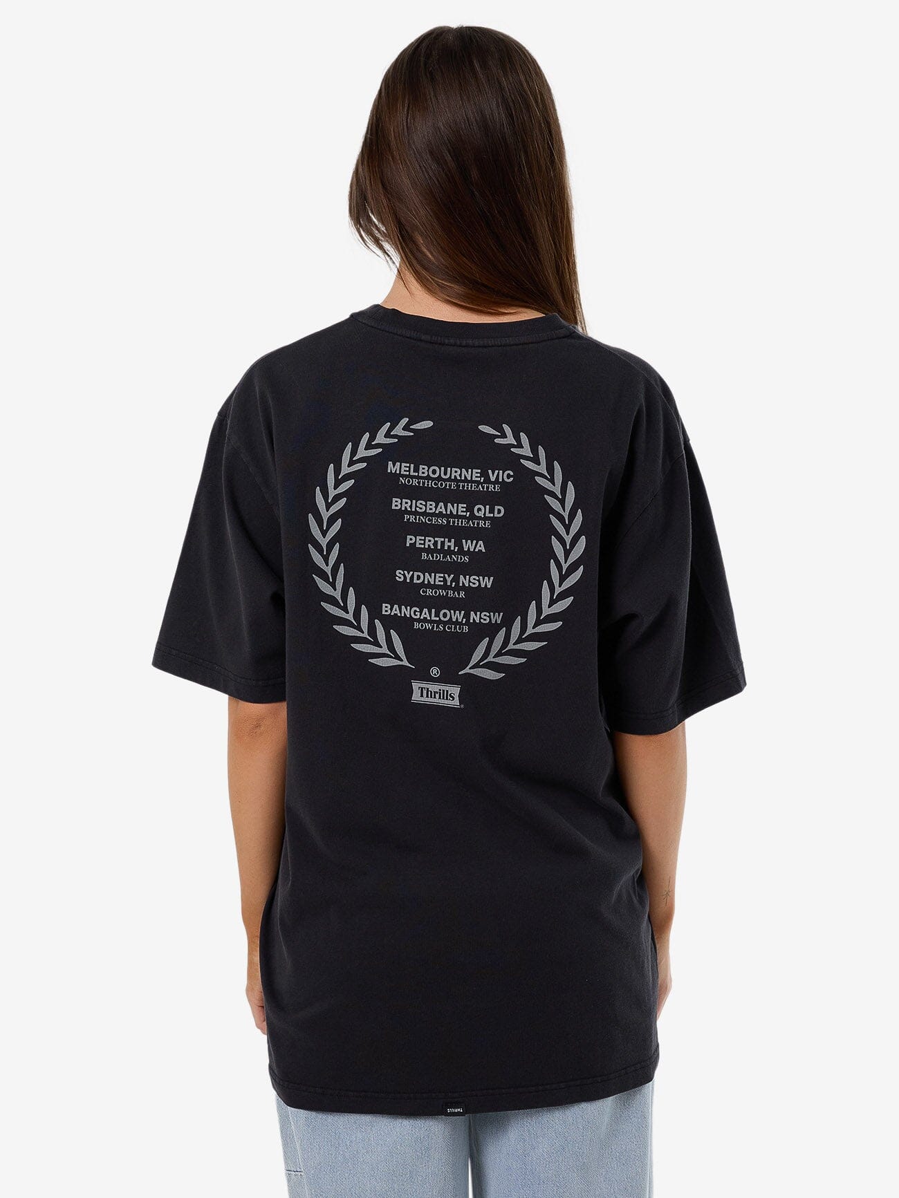 Speed Tour Oversized Tee - Washed Black 4