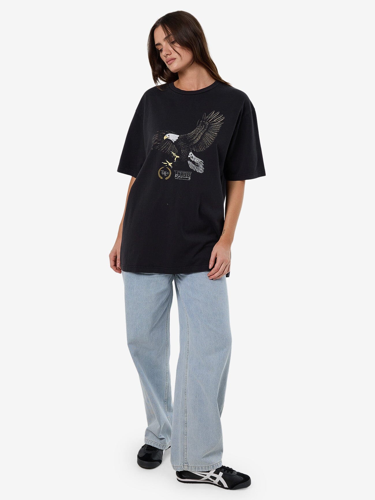 Speed Tour Oversized Tee - Washed Black 4