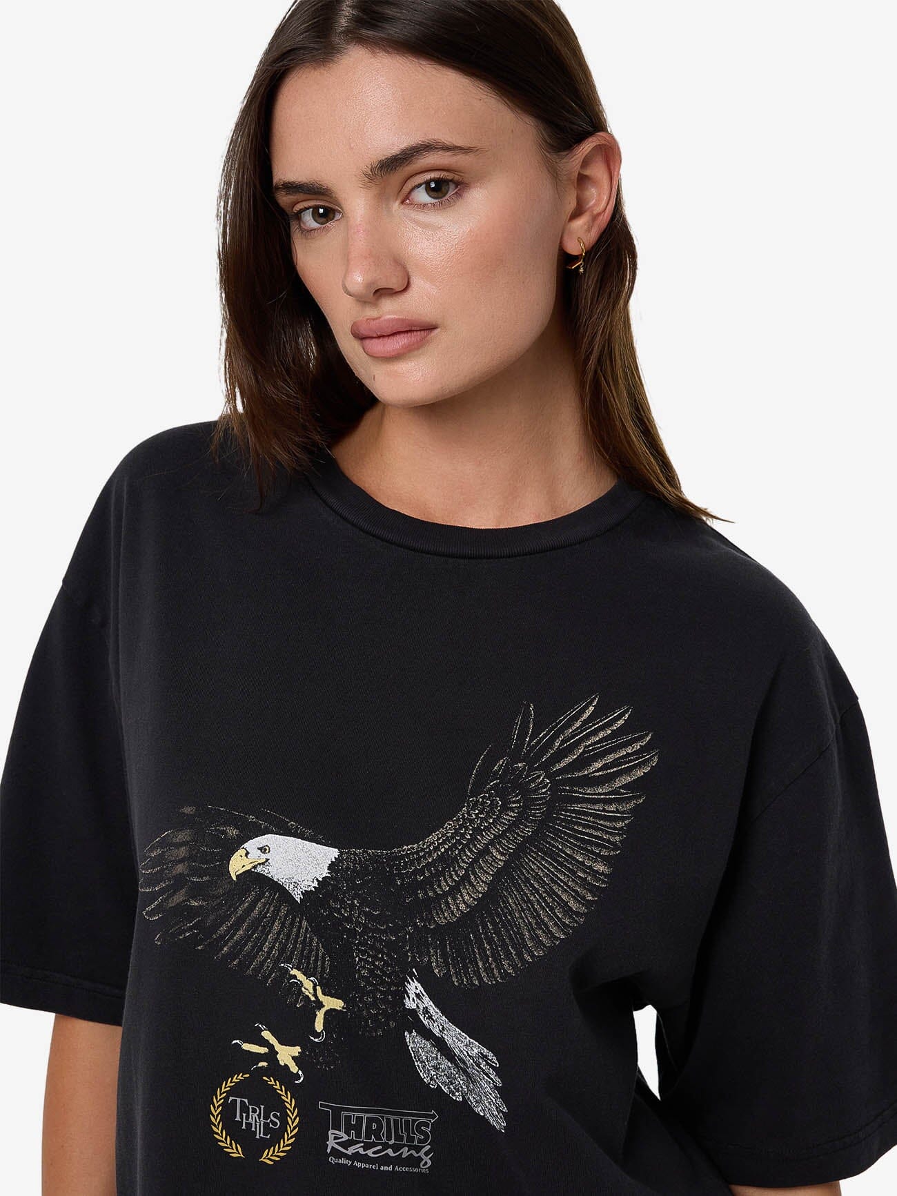 Speed Tour Oversized Tee - Washed Black 4