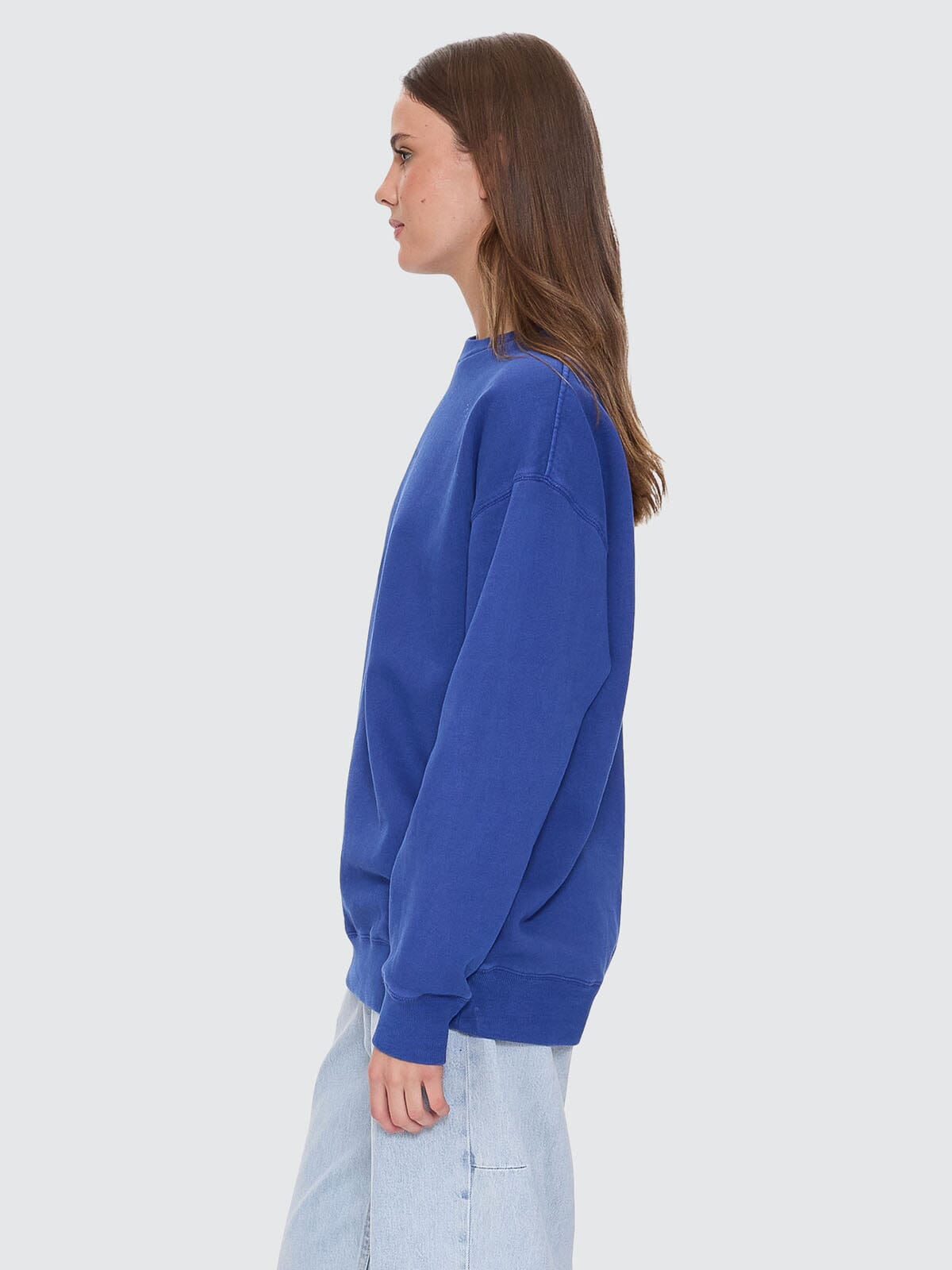 Minimal Thrills Slouch Crew - New Royal 4