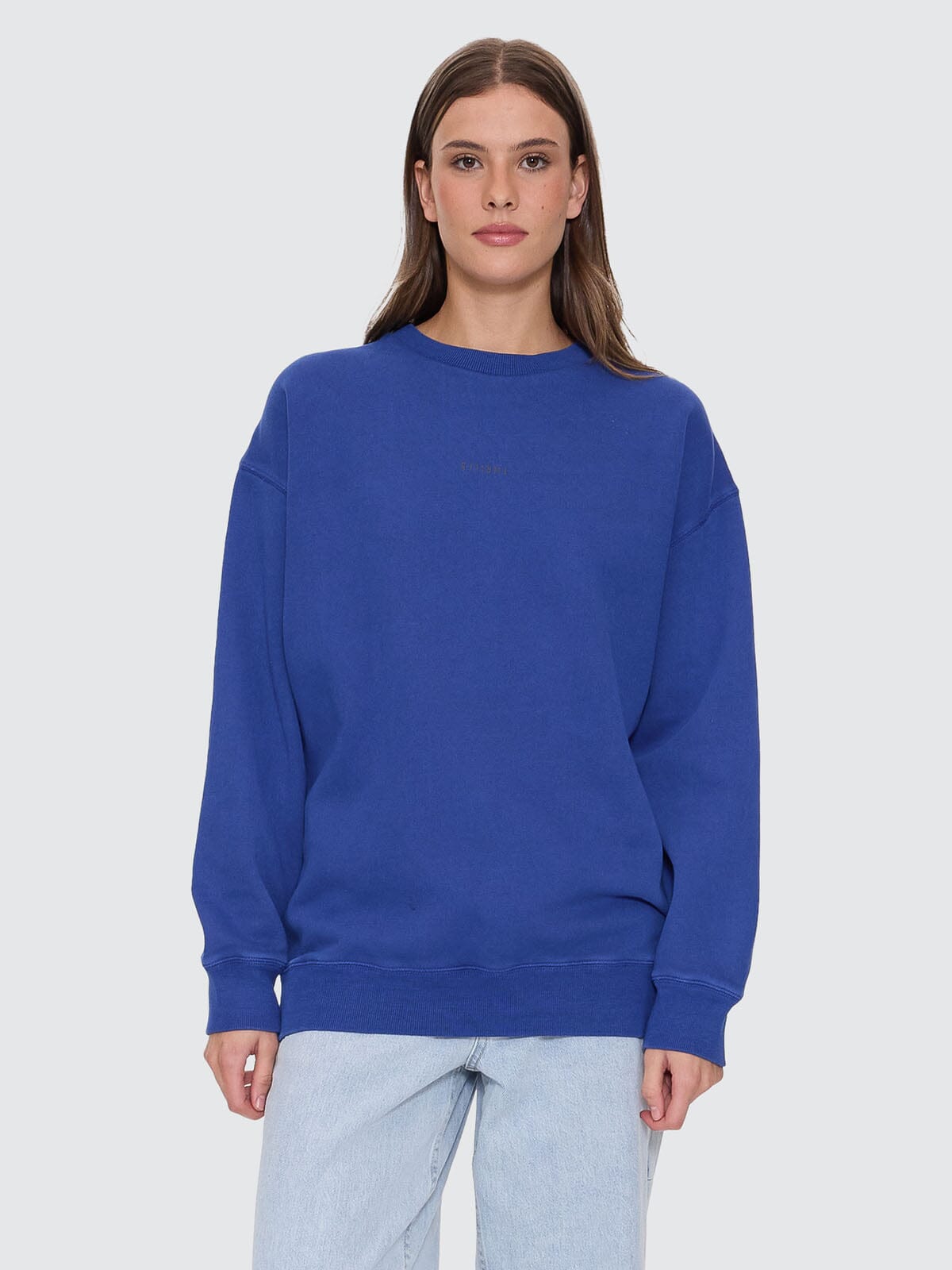 Minimal Thrills Slouch Crew - New Royal