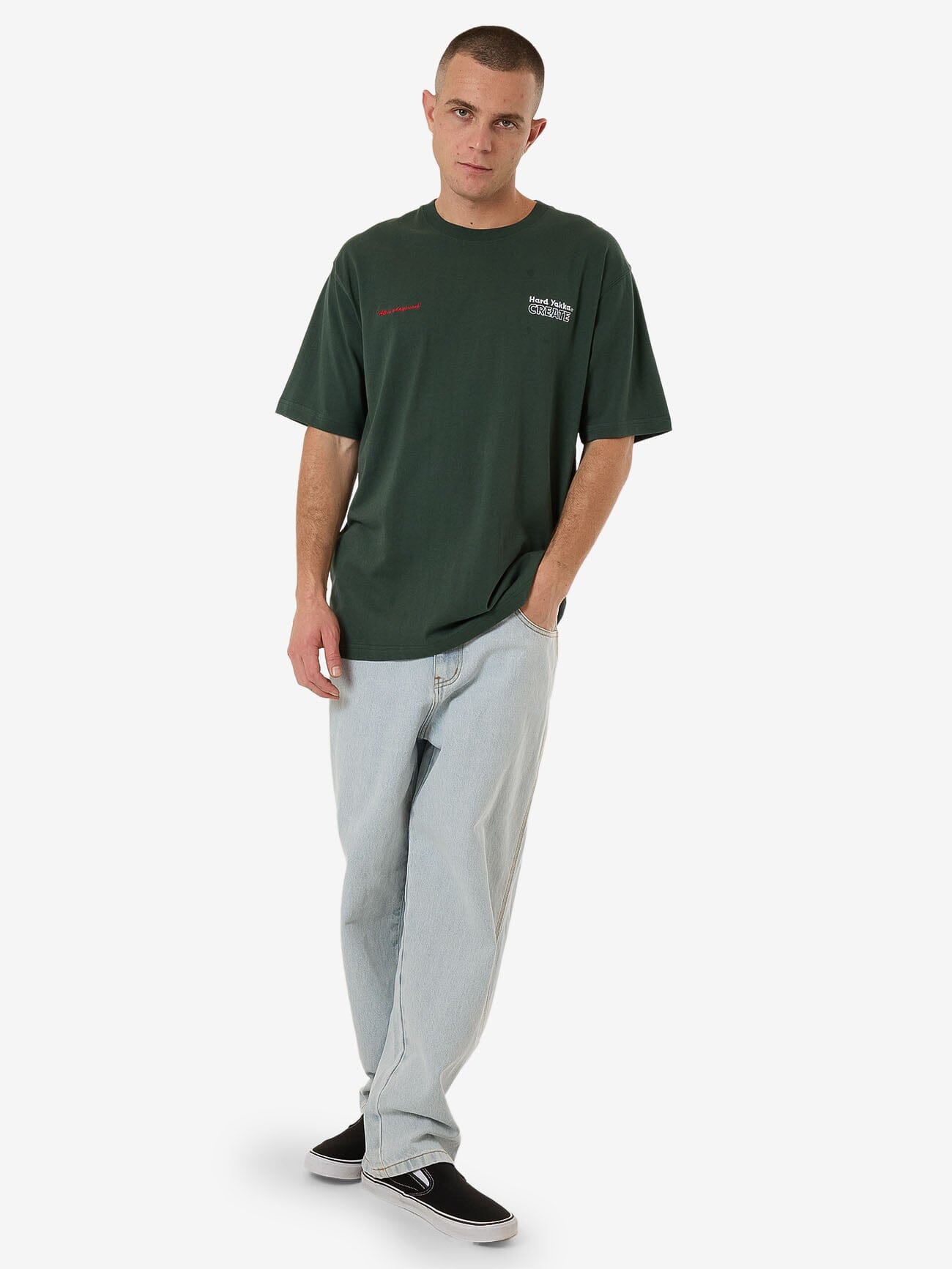 HYC Demo Oversize Fit Tee - Jungle Green