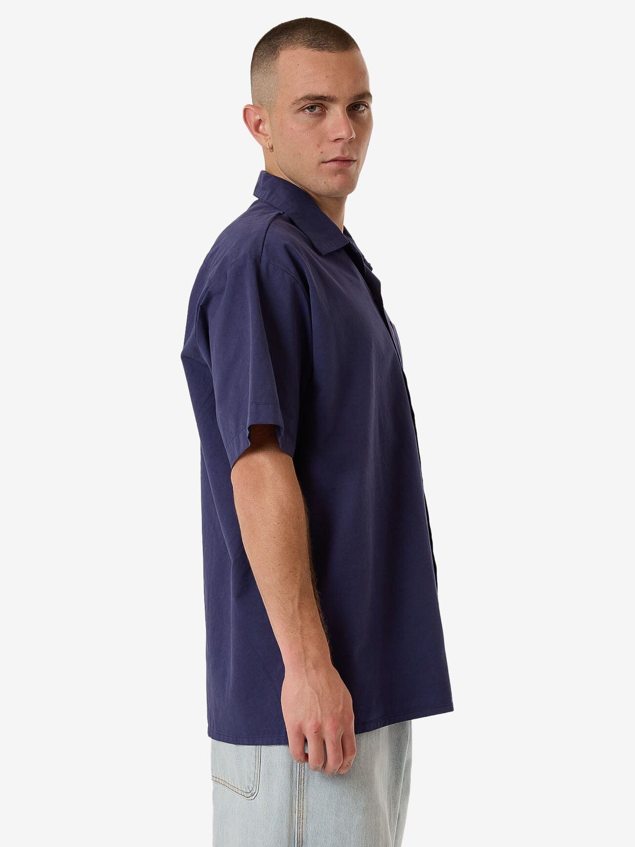 HYC Short Sleeve Utility Shirt - Yakka Blue
