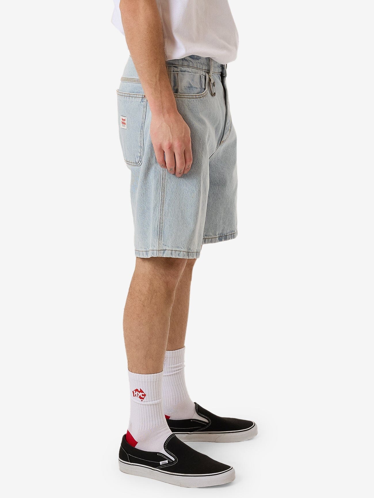 HYC Exertion Denim Short - Faded Trivial Blue