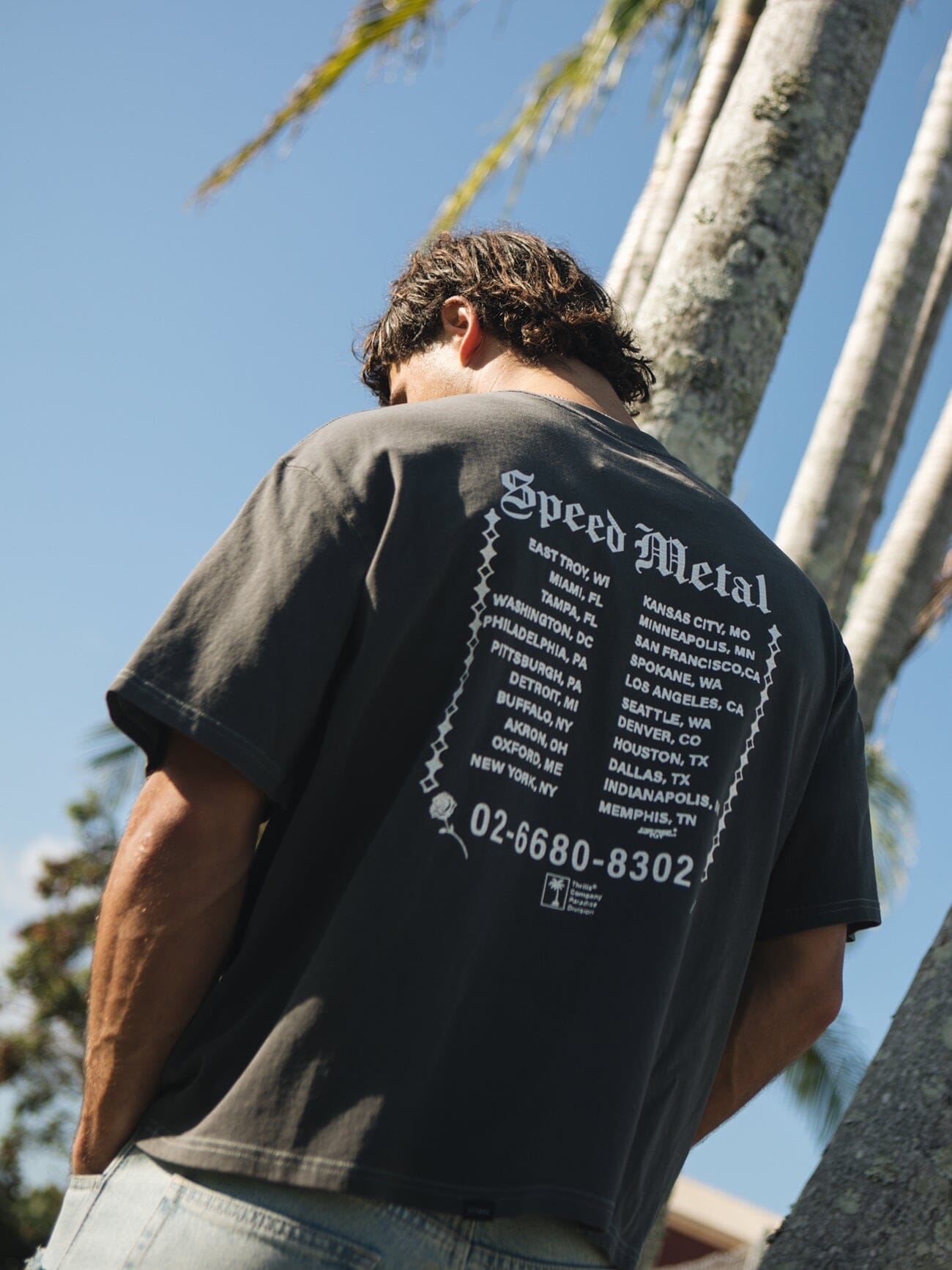 Bitter End Box Fit Cropped Tee - Merch Black
