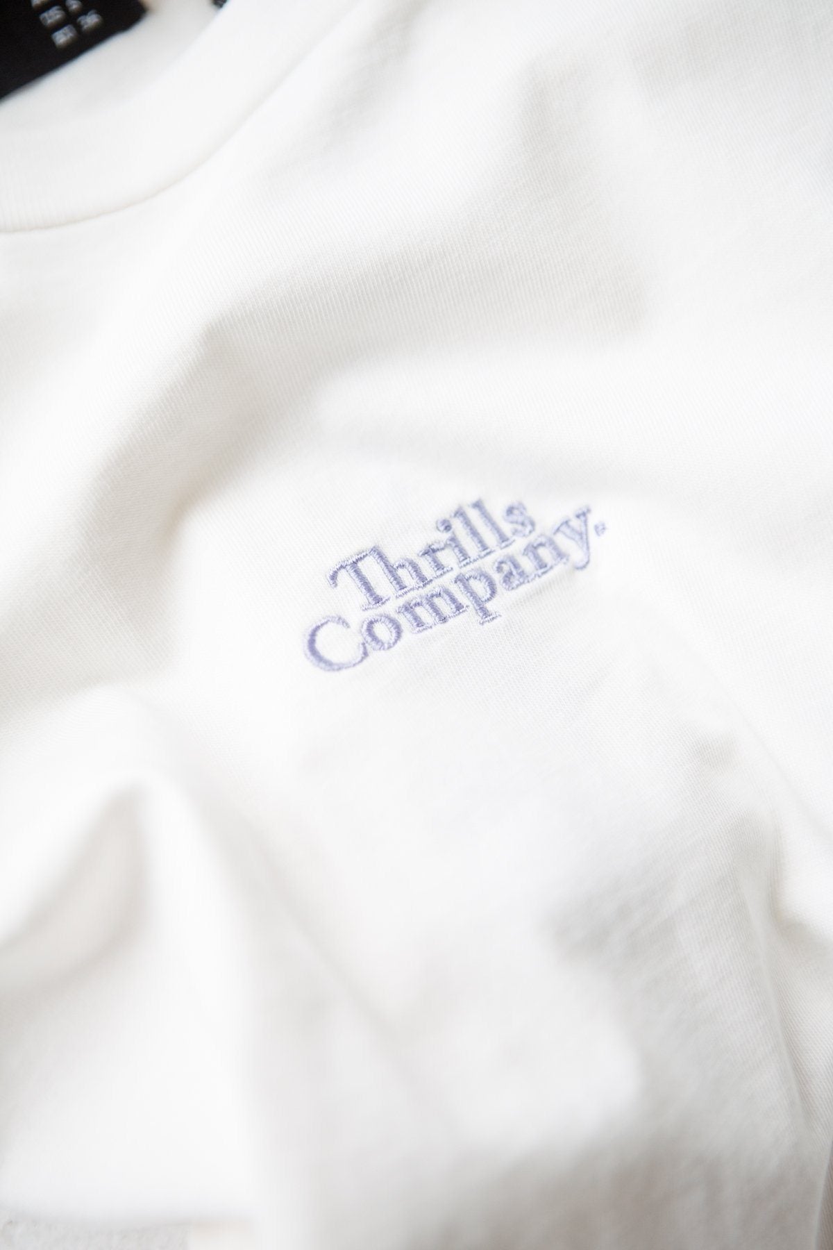 Contrasting Stack Merch Fit Tee - Tofu