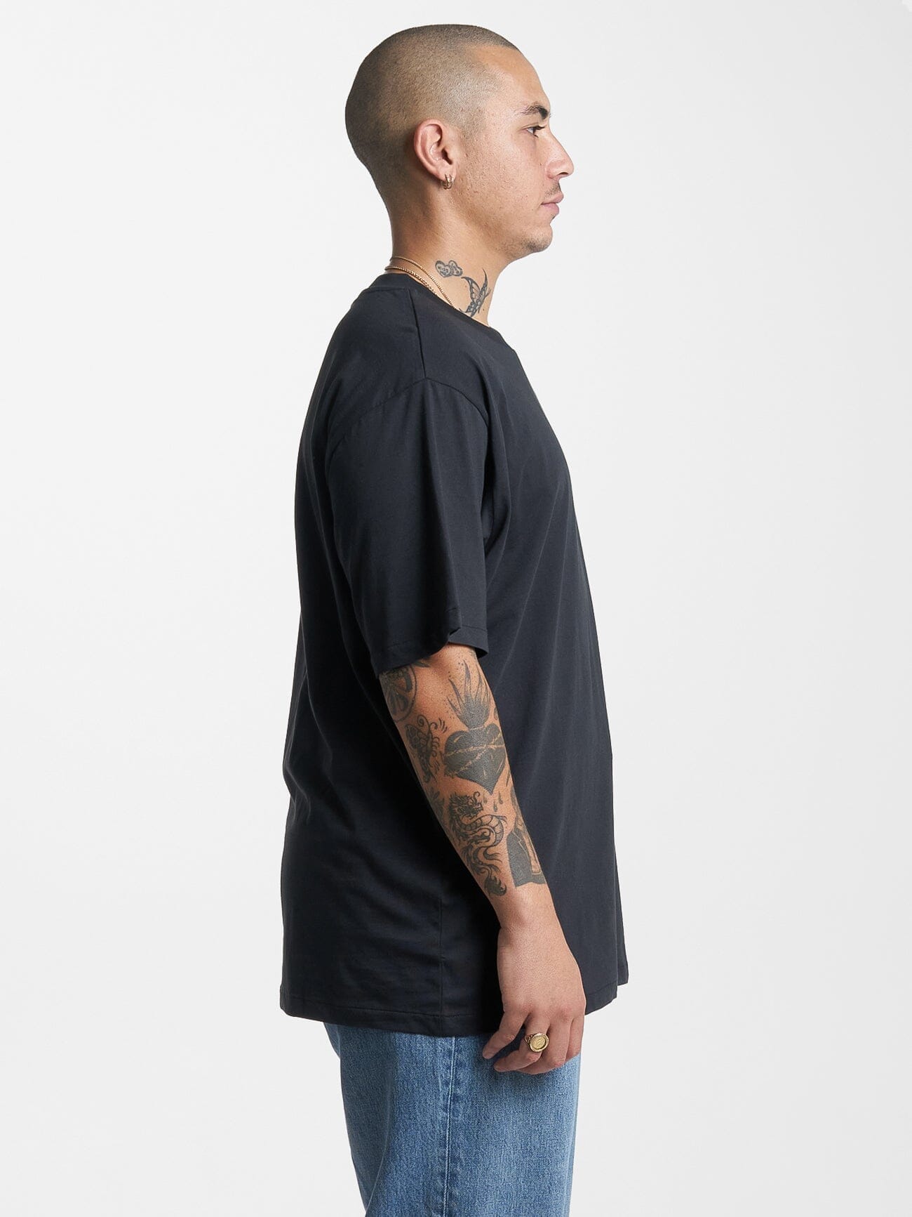 Minimal Thrills Merch Fit Tee - Washed Black