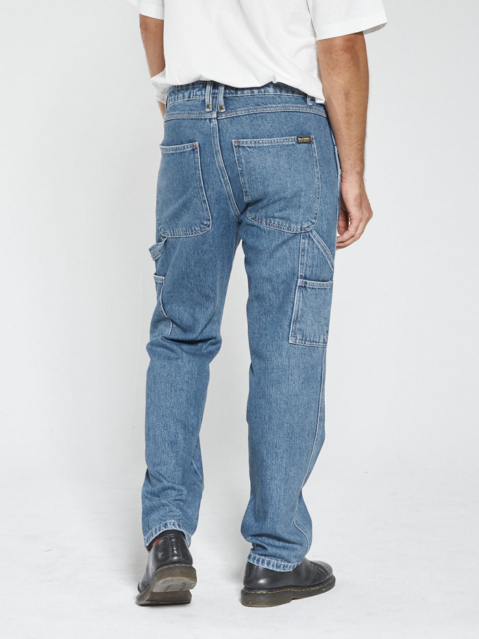 Hard Yakka x Thrills Carpenter Jean - Vintage Rinse Blue