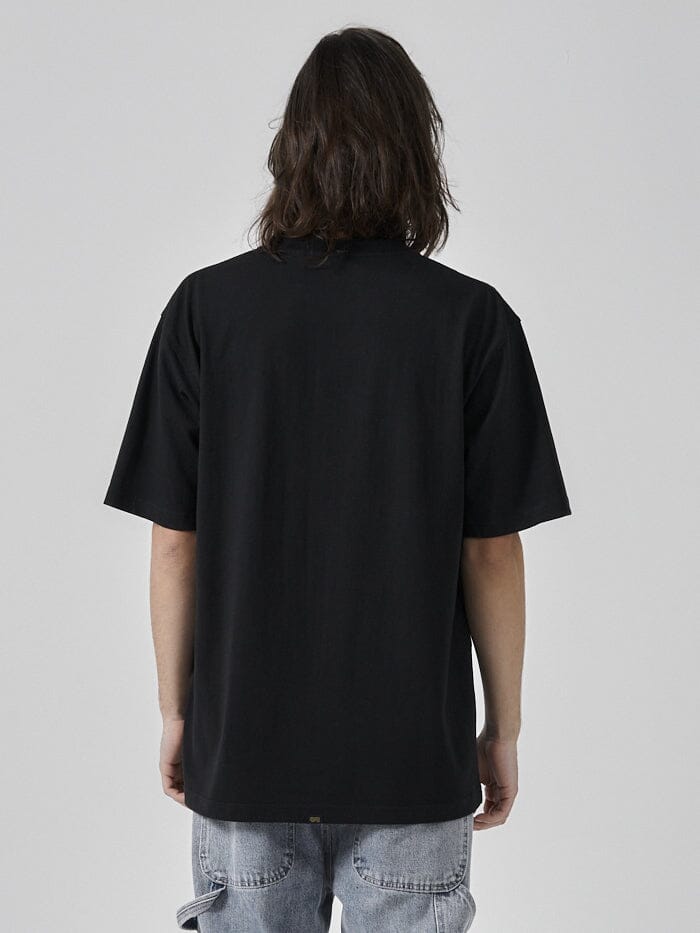 Hard Yakka x Thrills Union Oversize Fit Tee - Black