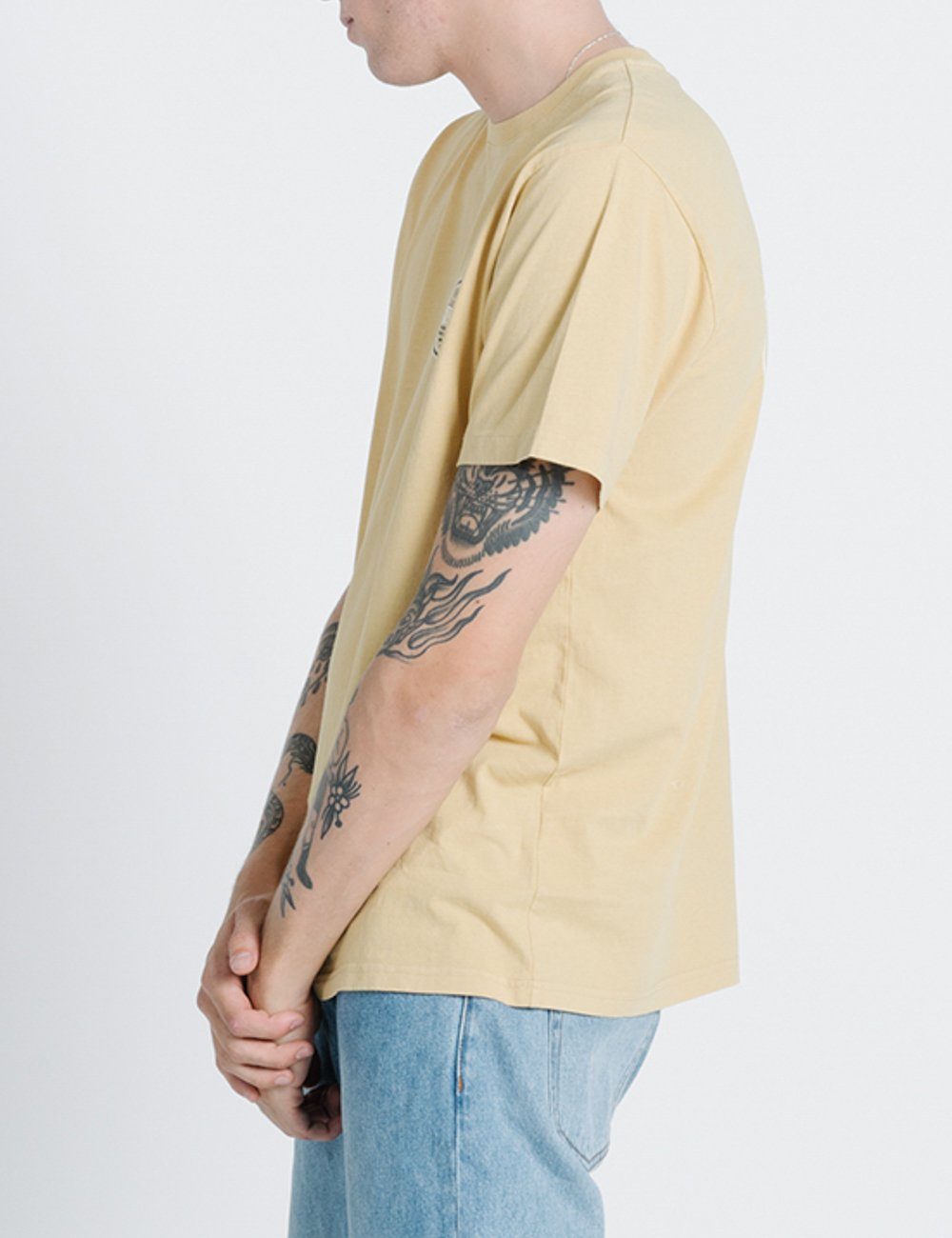 Byron Born Merch Fit Tee - Heritage Yellow