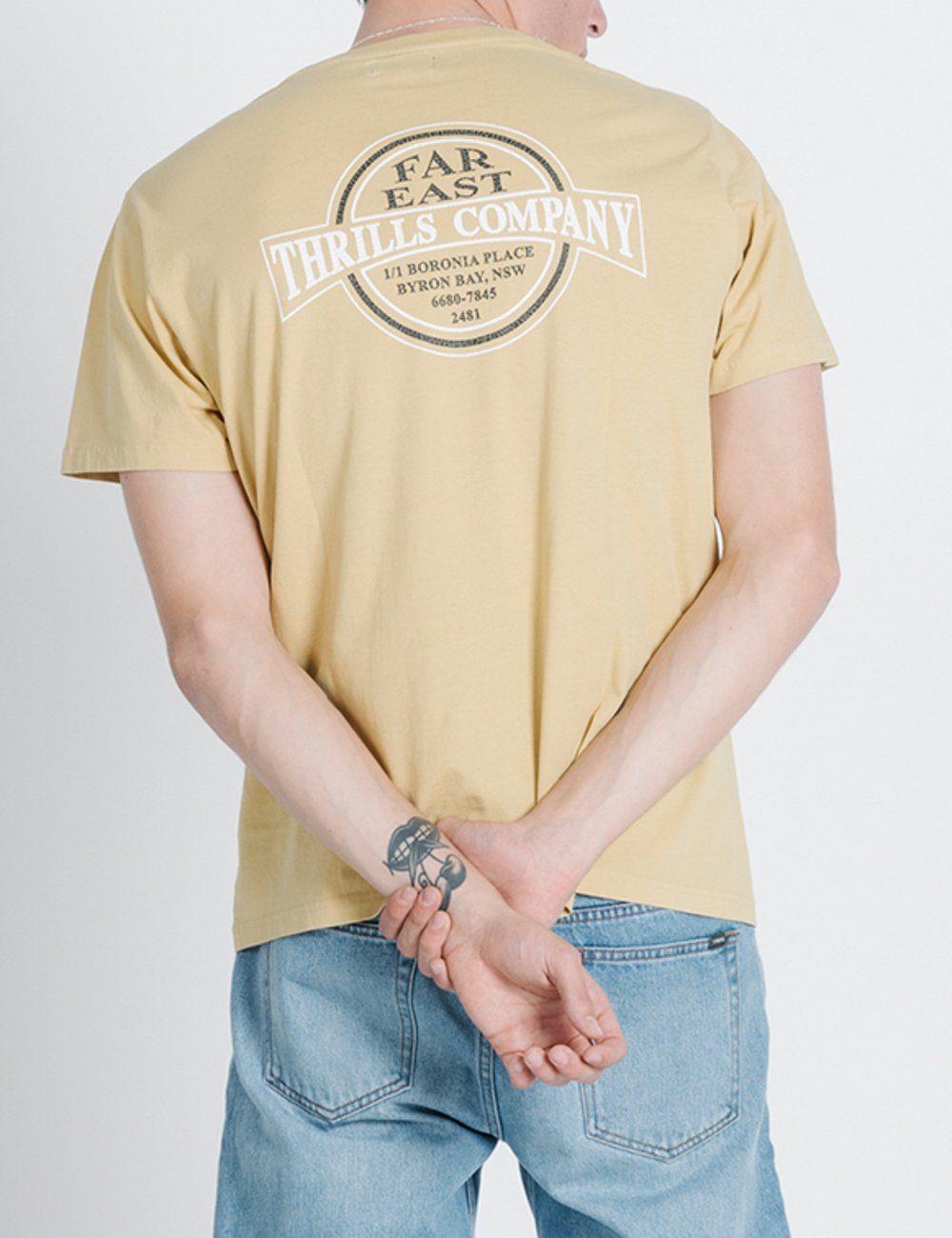 Byron Born Merch Fit Tee - Heritage Yellow
