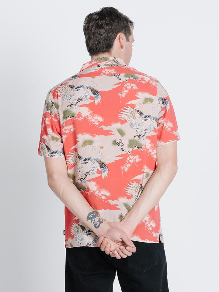 Falcon Bowling Shirt - Red