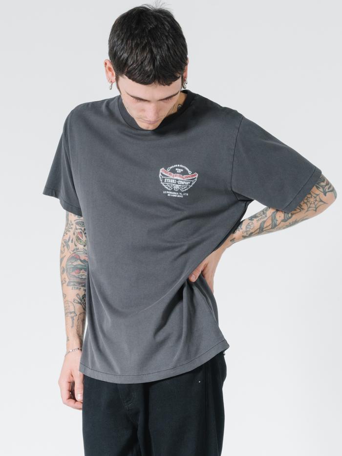 C&C Wings Merch Fit Tee - Vintage Black